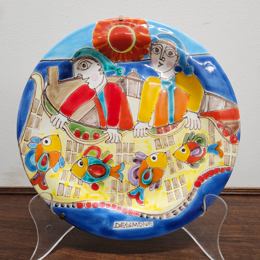 Vintage Desimone Wall Display Plate