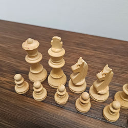Vintage Wooden French Chess Set In Original Box | Antique & Vintage | Moonee Ponds Antiques | Australia Wide Delivery
