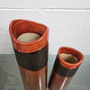 Pair of Tall Pottery Hand Made Vases | Antique & Vintage | Moonee Ponds Antiques | Australia Wide Delivery