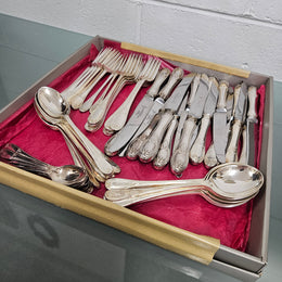 Vintage Cutlery Setting For Eight James Dixon & Sons Sheffield