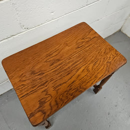 Set of Three Oak Side Tables