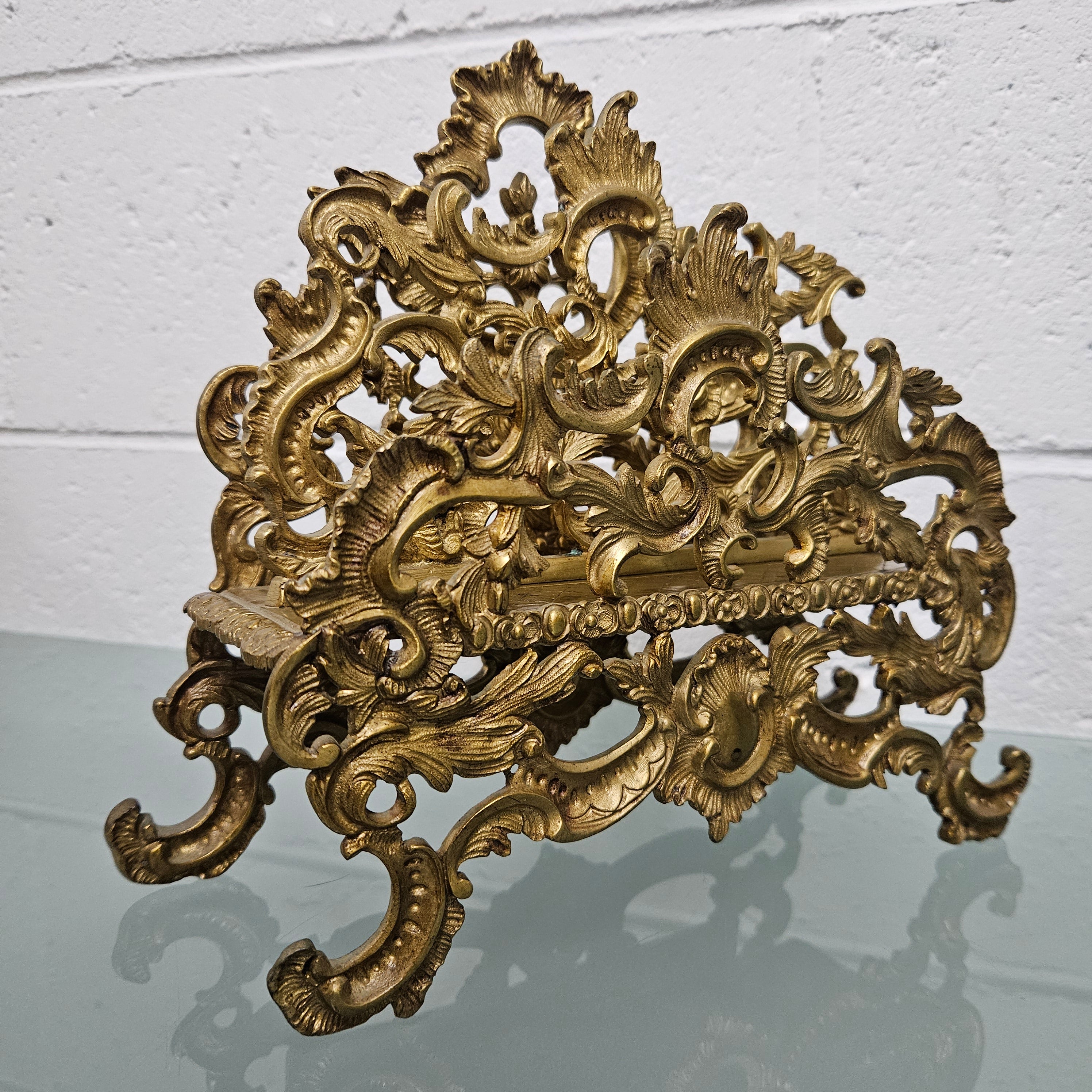 Antique Louis XV Style Gilt Metal Letter Rack | Antique & Vintage | Moonee Ponds Antiques | Australia Wide Delivery
