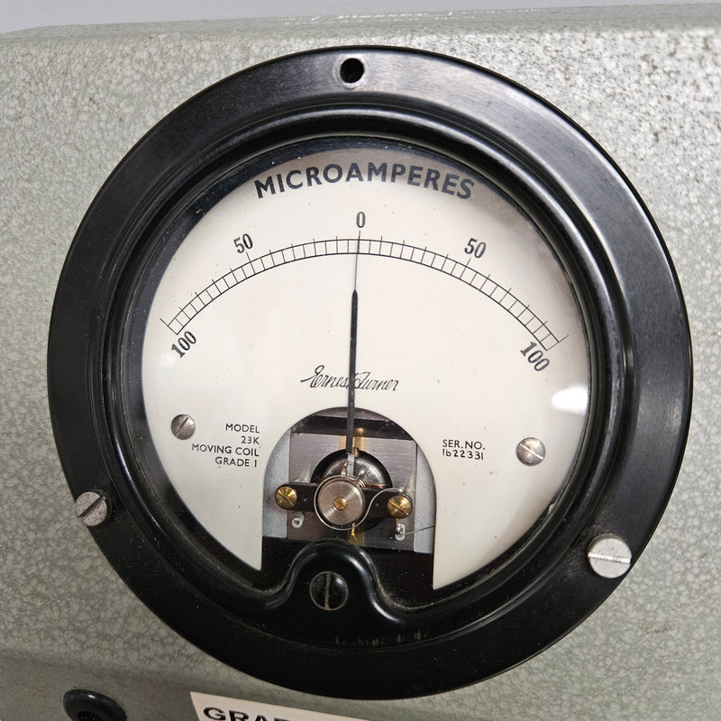 Vintage Plessey Ampere Meter In Case