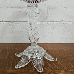 Vintage Amethyst Glass Comport