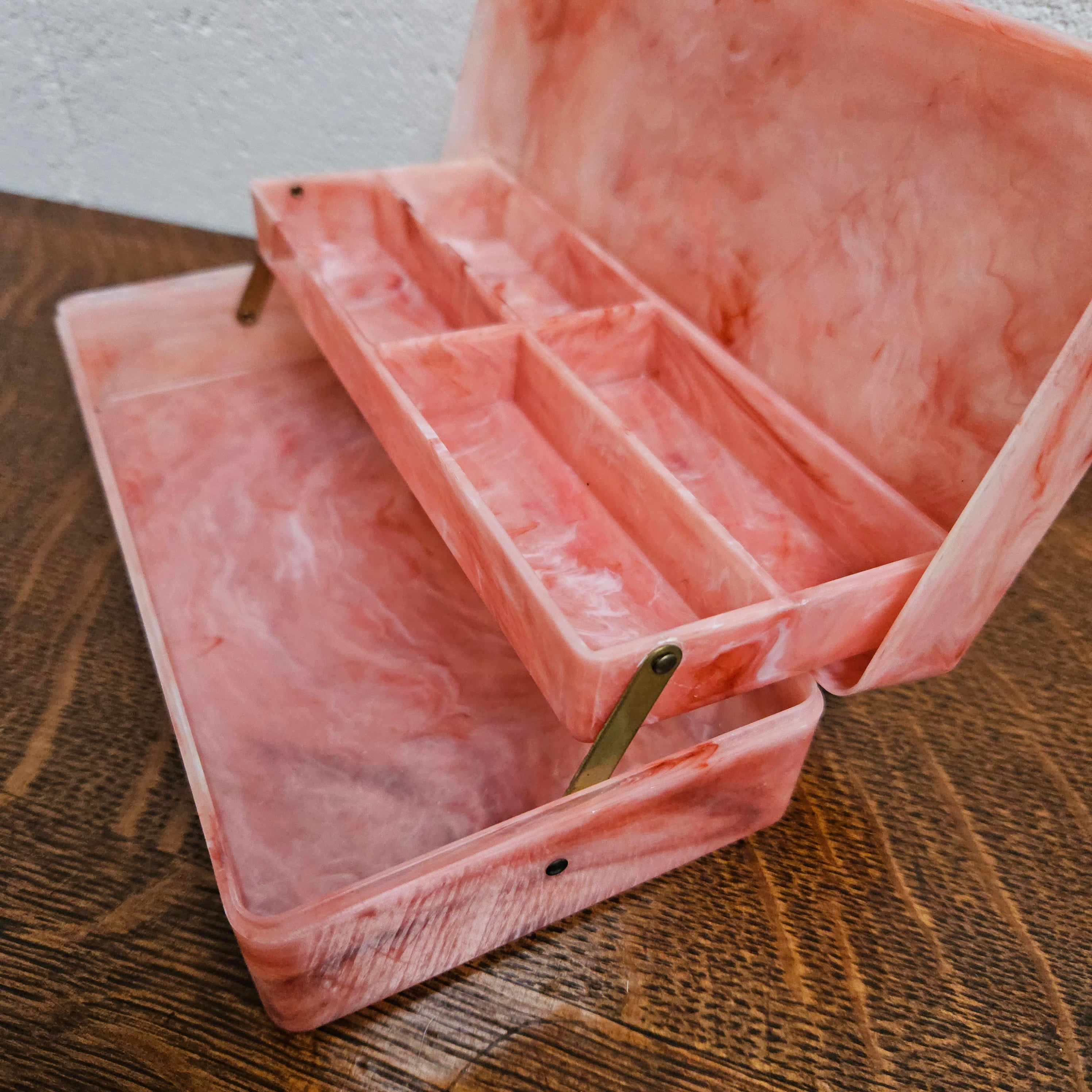 USA Commonwealth Plastic Corps. Jewellery Box | Antique & Vintage | Moonee Ponds Antiques | Australia Wide Delivery