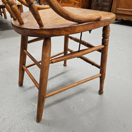 Vintage Oak Spindle Back Chair