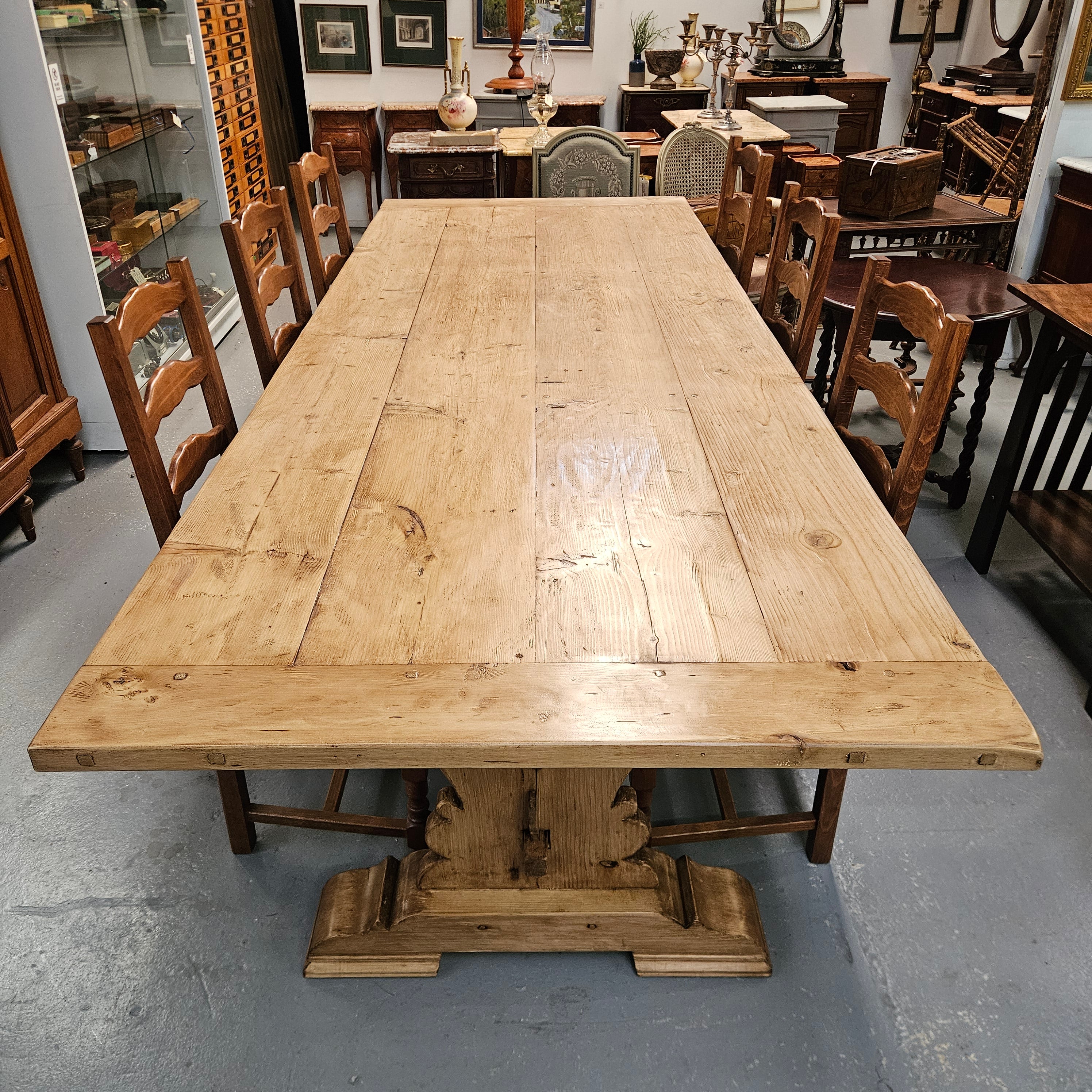 Reclaimed Spruce Timber Tarmhouse Table | Antique & Vintage | Moonee Ponds Antiques | Australia Wide