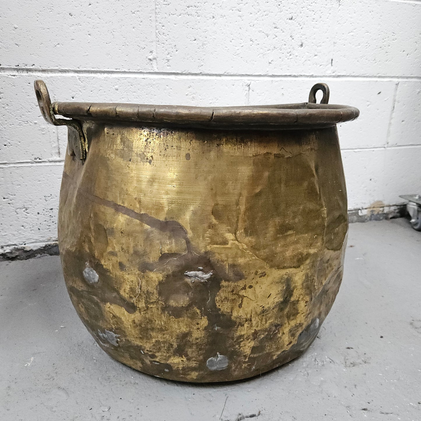 Antique Brass Bucket