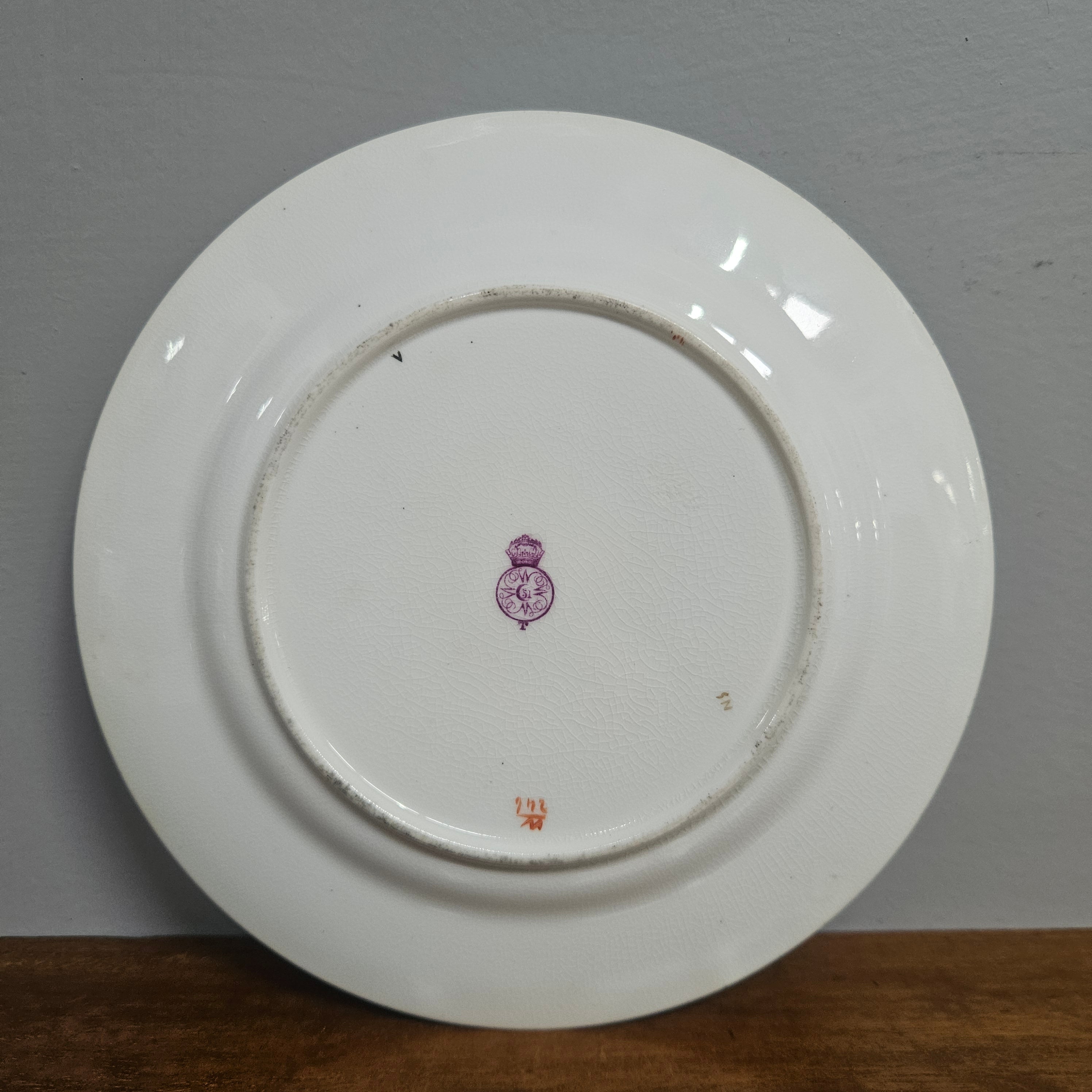 Set 6 Antique Royal Worcester Hand Painted & Gilded Plates | Antique & Vintage | Moonee Ponds Antiques | Australia Wide