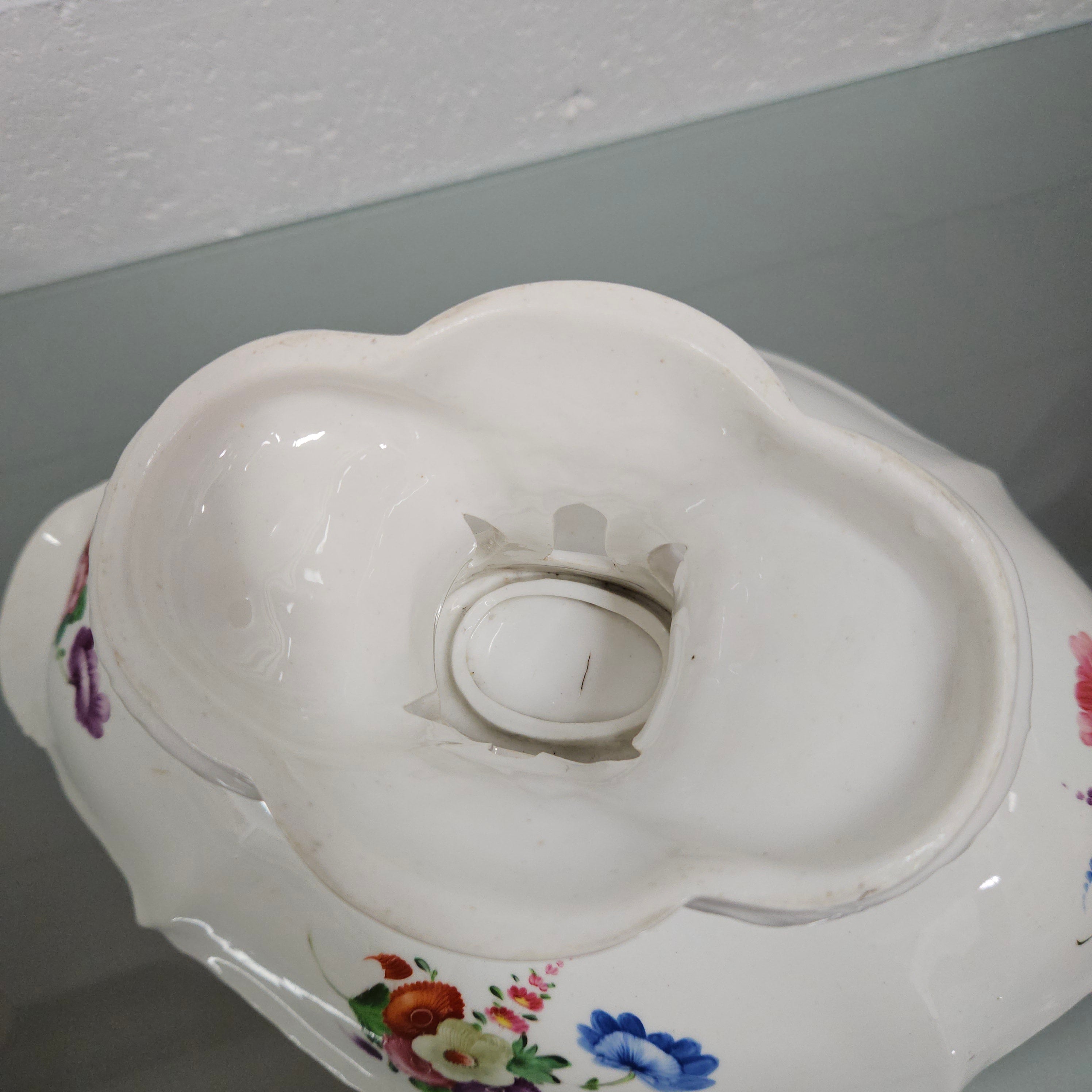 Rare Antique Hand Painted Coalport Comport Circa 1830's | Antique & Vintage | Moonee Ponds Antiques | Australia Wide Delivery
