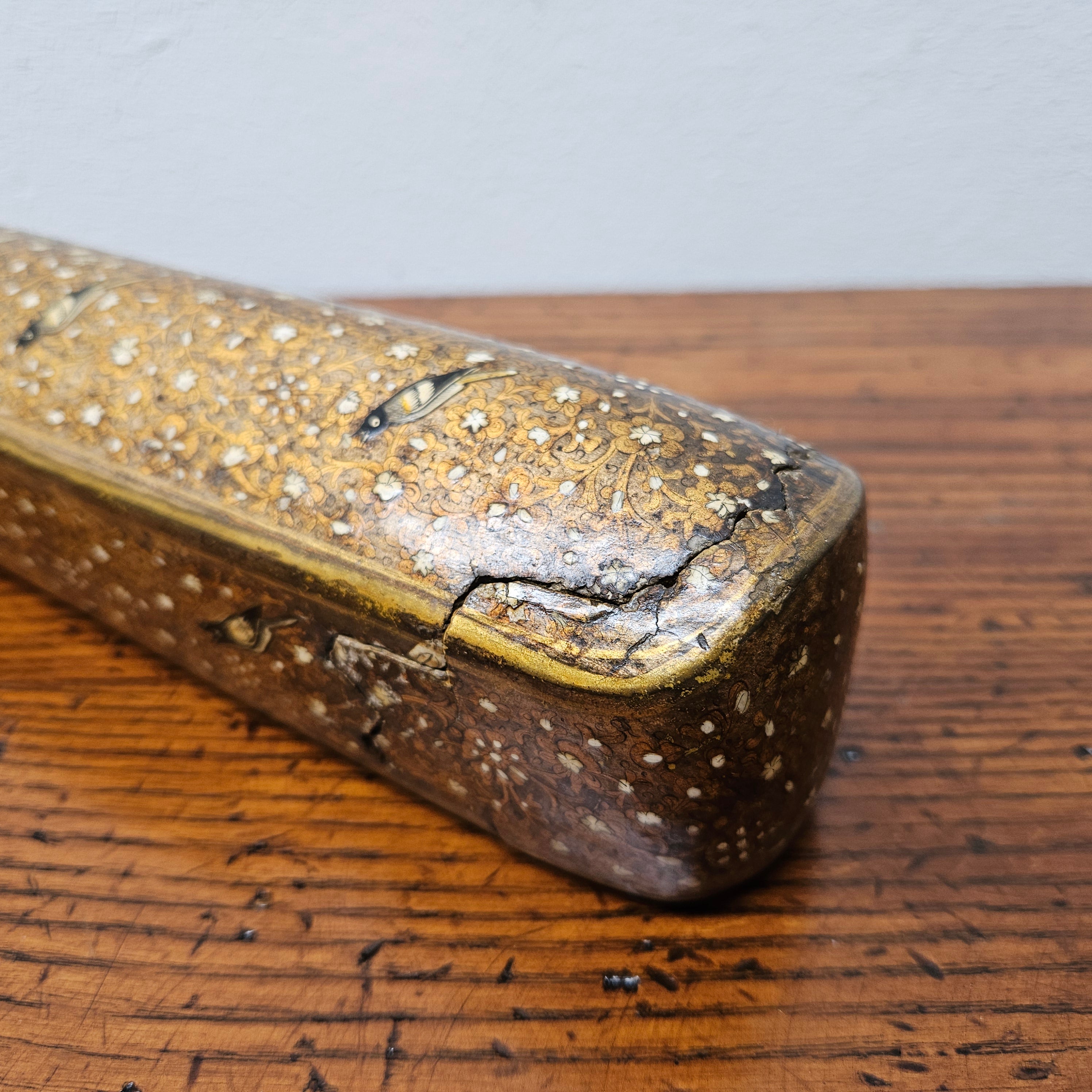 Early 19th Century Kashmiri Papier-Mâché Box | Antique & Vintage | Moonee Ponds Antiques | Australia Wide Delivery