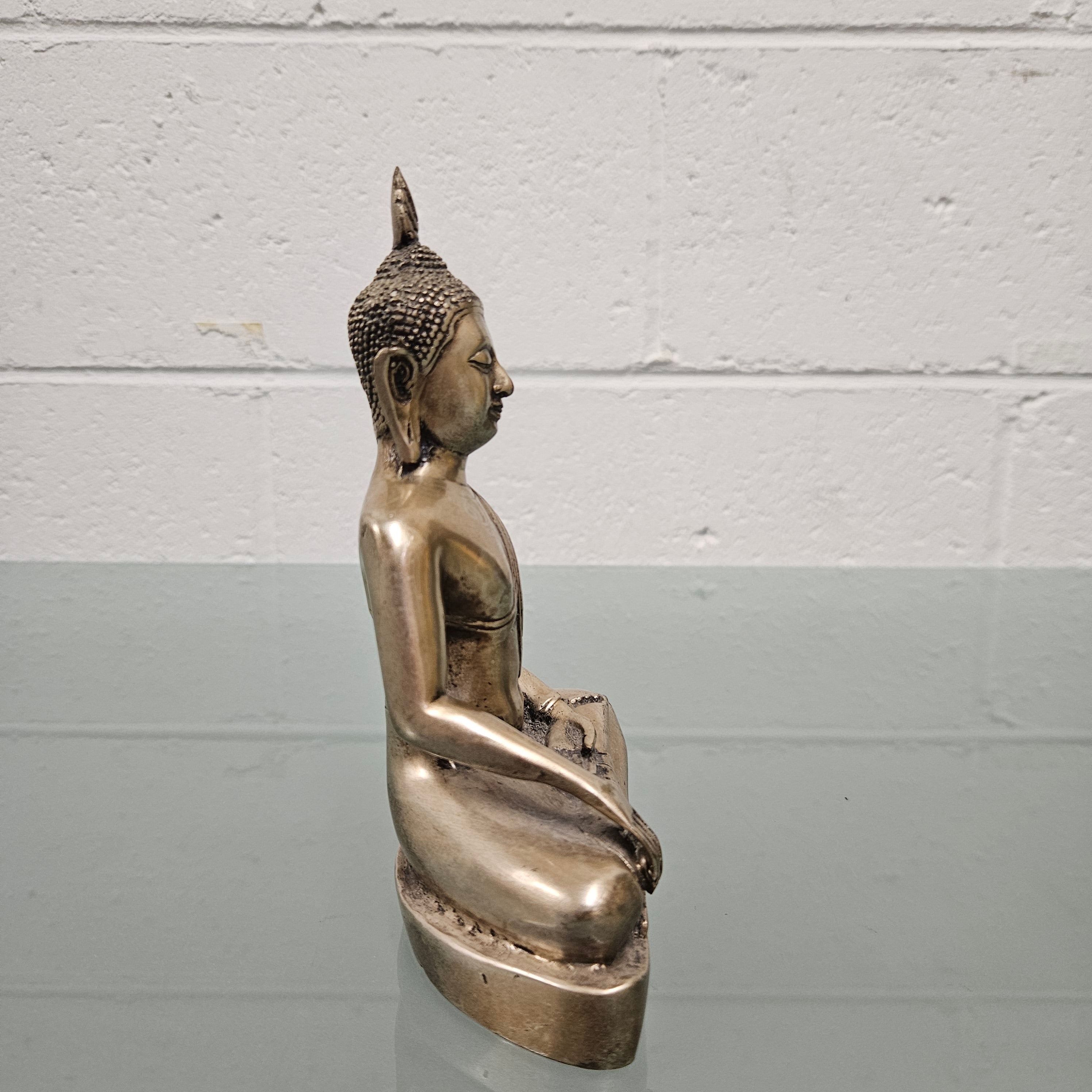 Silvered Bronze Thai Buddha Statue | Antique & Vintage | Moonee Ponds Antiques | Australia Wide