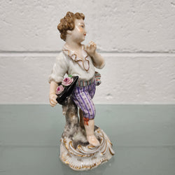 Frankenthal Hard Paste Boy Figurine | Antique & Vintage | Moonee Ponds Antiques | Australia Wide Delivery