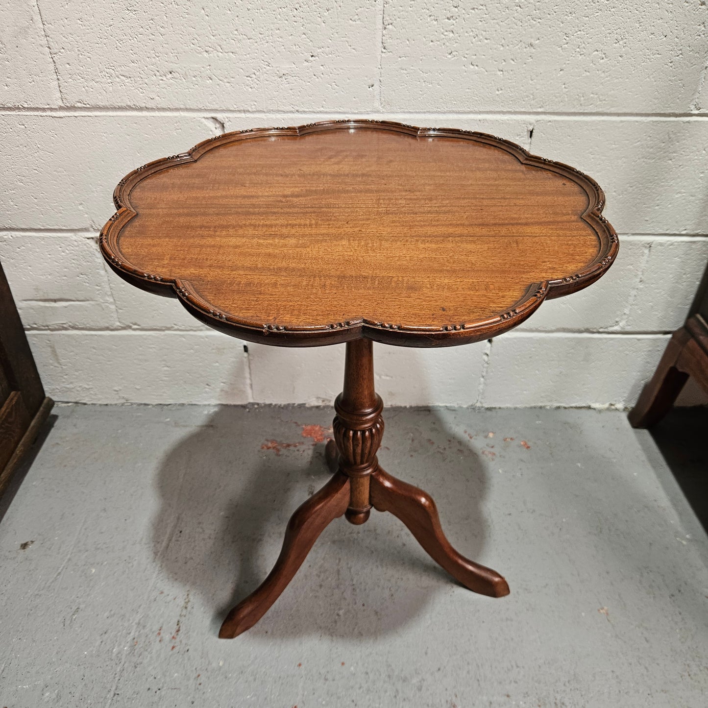 Vintage Mahogany Wine Table