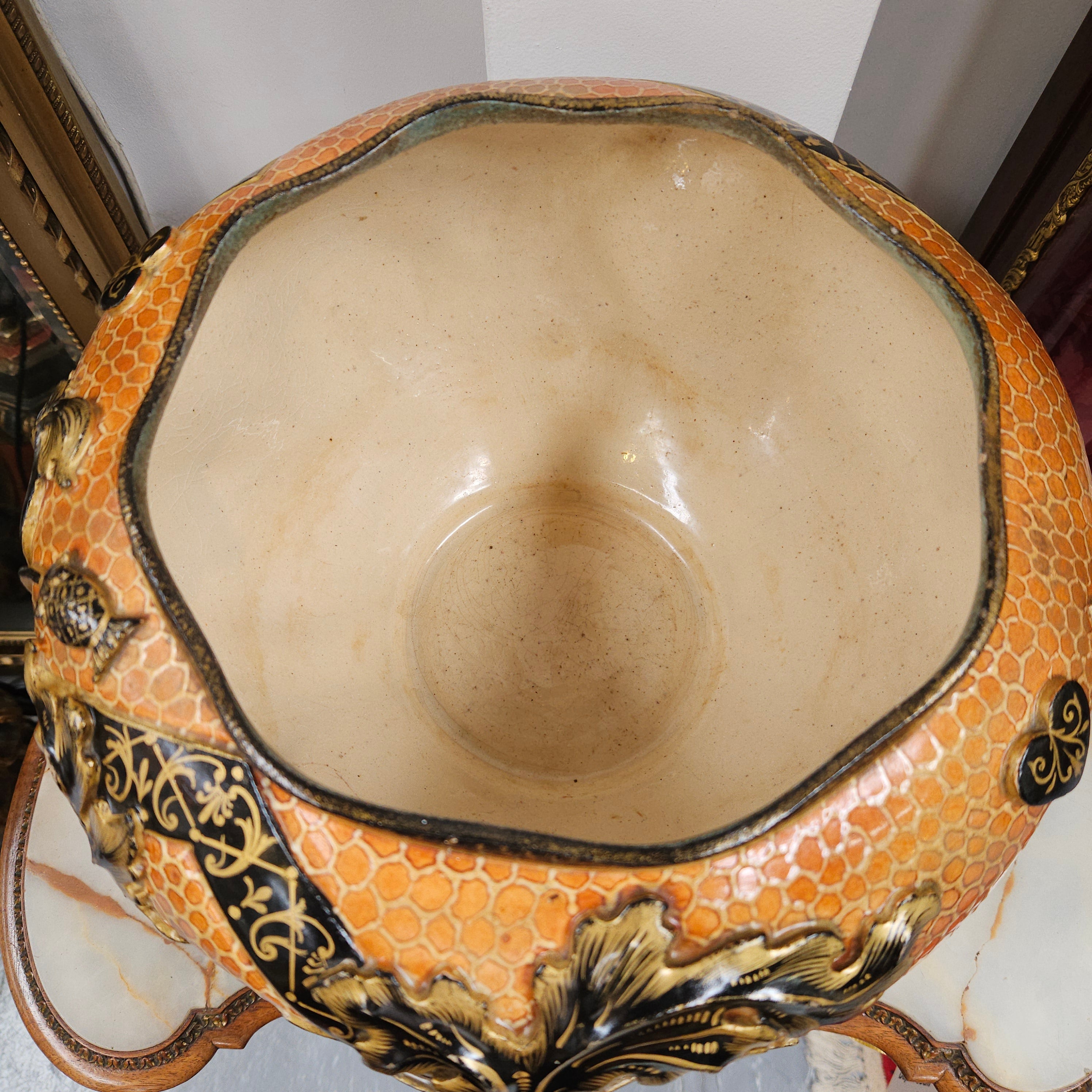 Meiji Period Satsuma Hand Painted Jardinière | Antique & Vintage | Moonee Ponds Antiques | Australia Wide Delivery