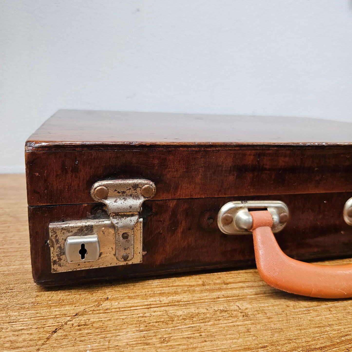 Vintage Wooden Suitcase