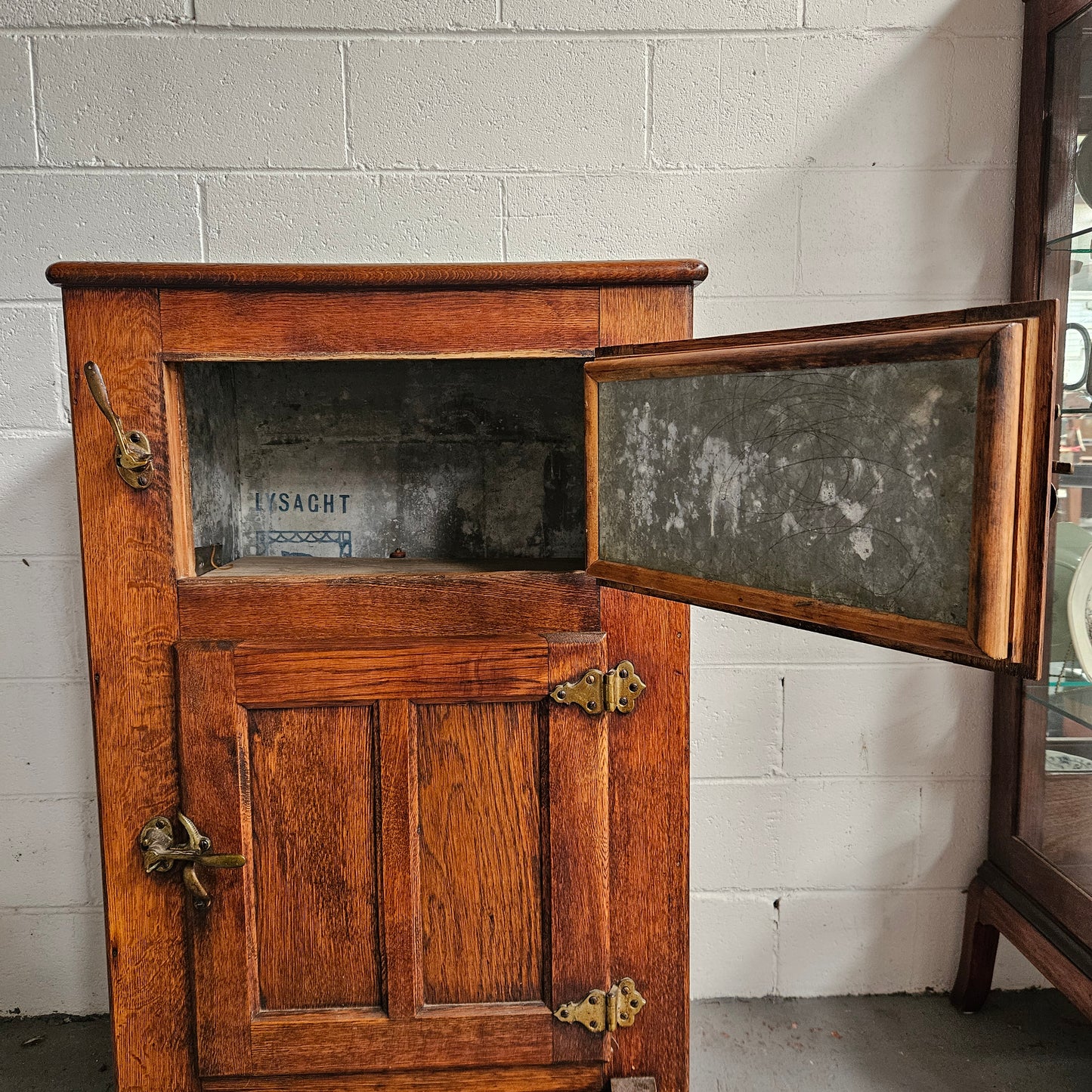 Vintage Oak Ice Chest