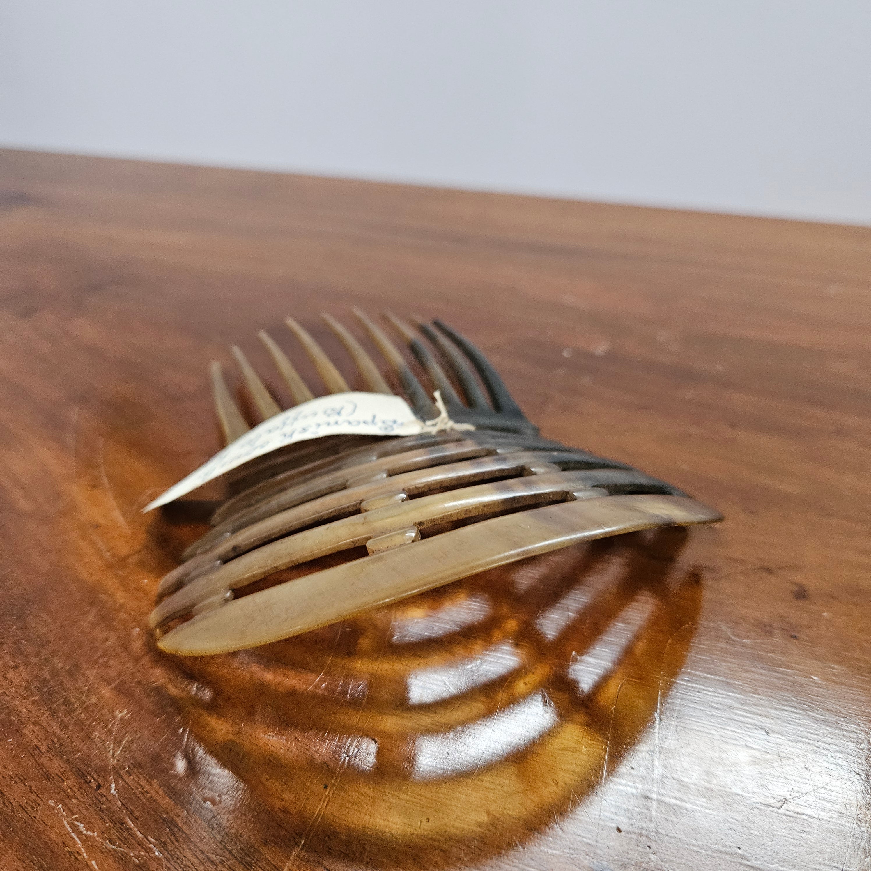 Edwardian Spanish Comb Buffalo Horn Comb | Antique & Vintage | Moonee Ponds Antiques | Australia Wide Delivery