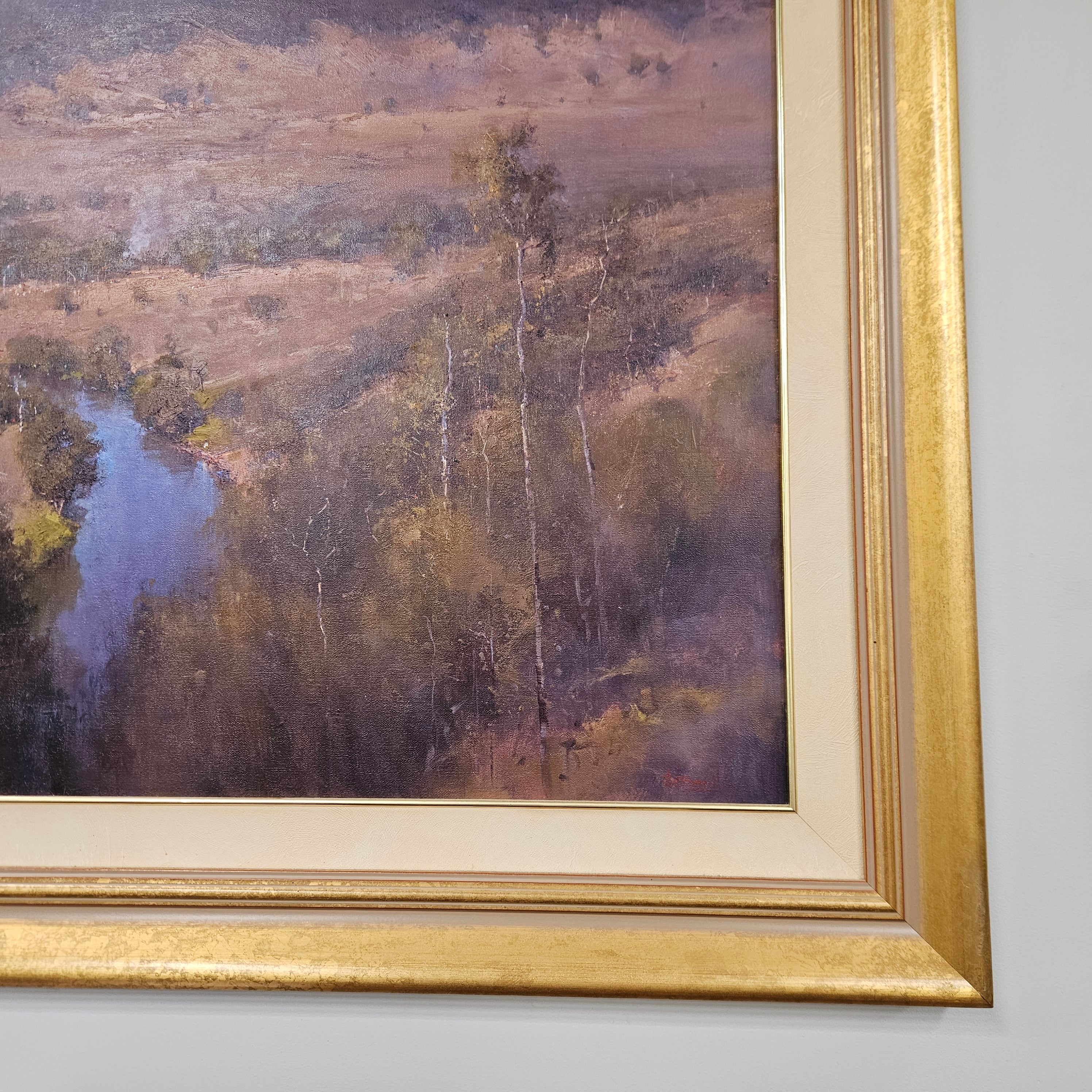 John Bredl Signed 'The Hunter Valley' Painting | Antique & Vintage | Moonee Ponds Antiques | Australia Wide Delivery