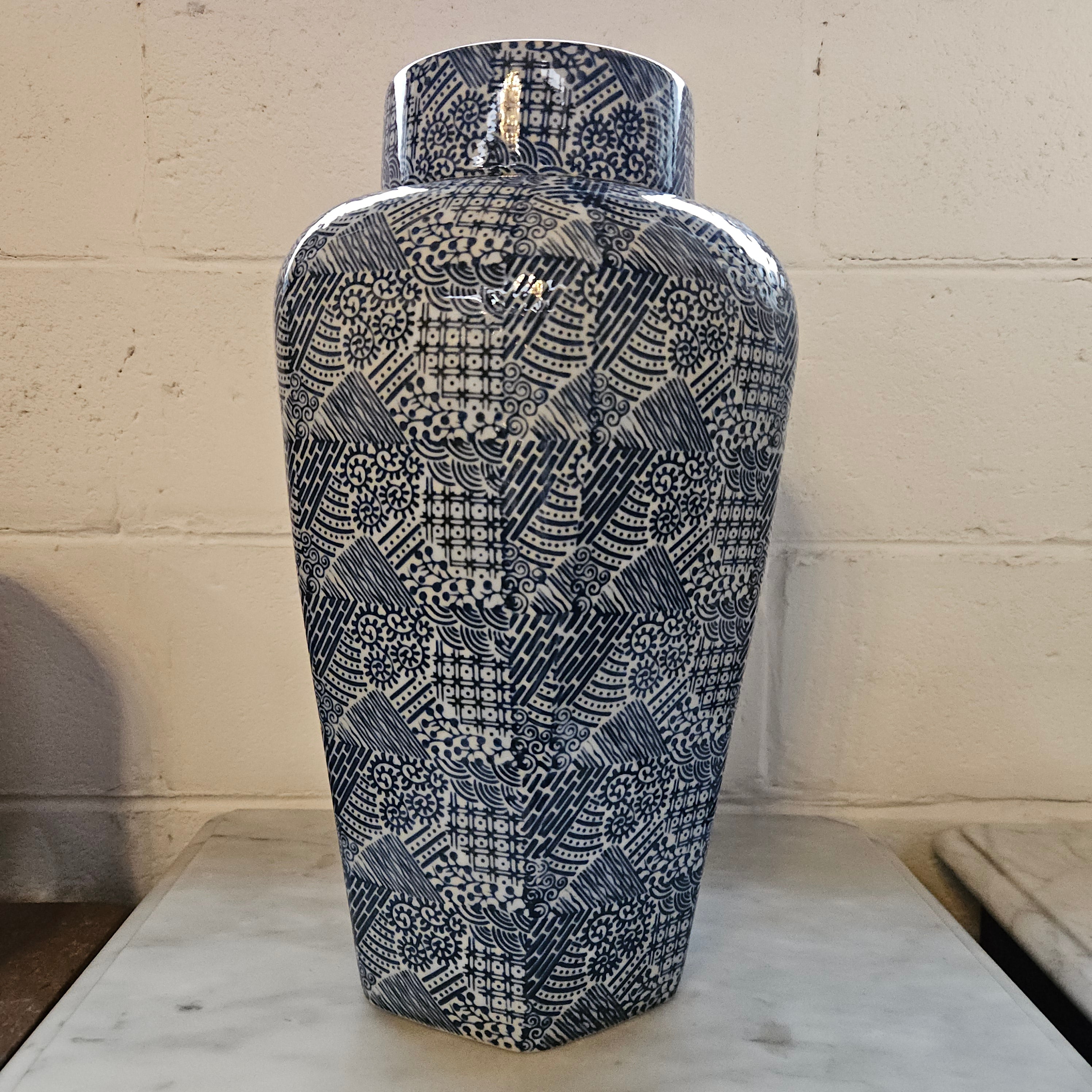 Vintage Ceramic Blue/White Ginger Jar | Antique & Vintage | Moonee Ponds Antiques | Australia Wide Delivery