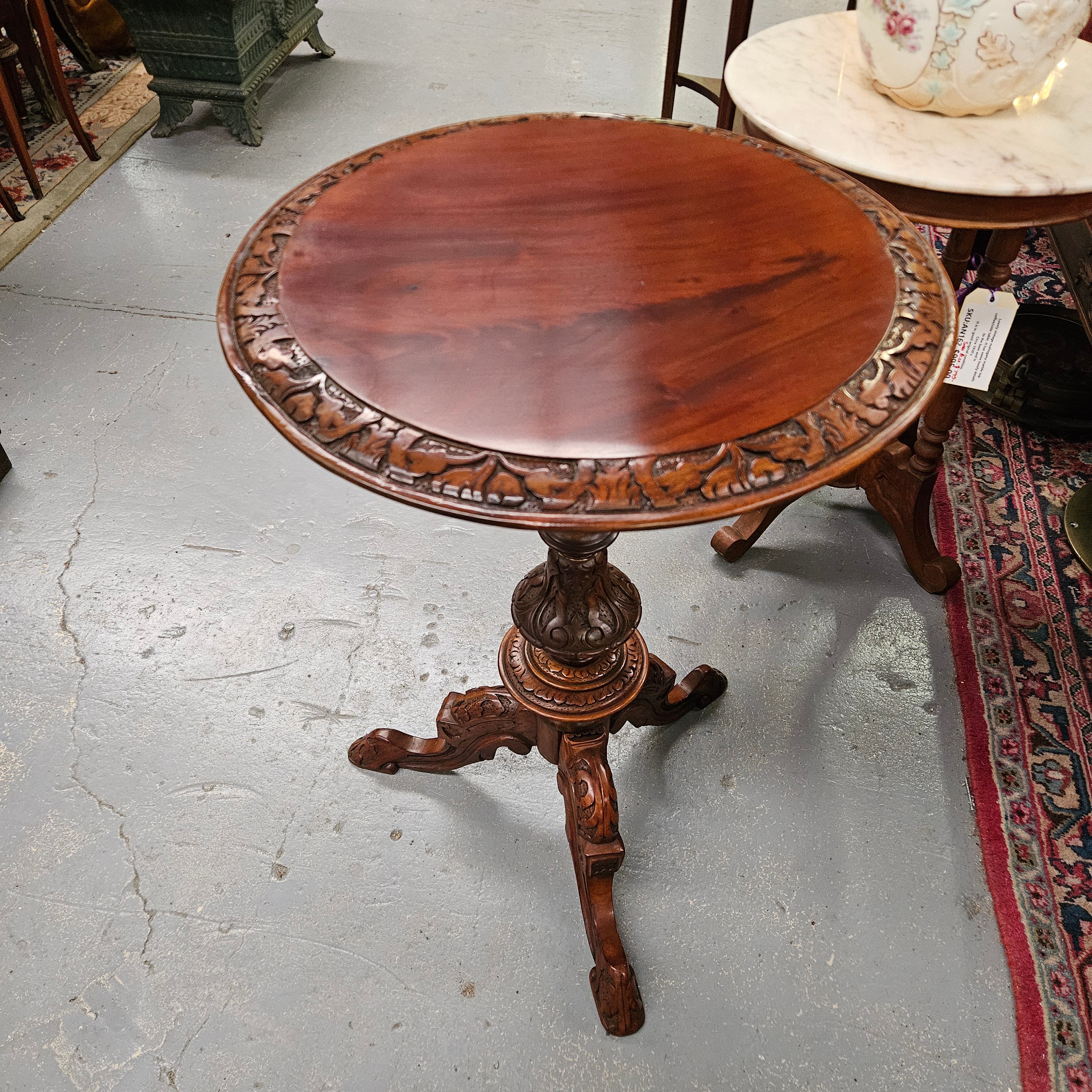 Antique Victorian Mahogany Occasional/Wine Table | Antique & Vintage | Moonee Ponds Antiques | Australia Wide Delivery