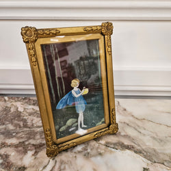 Ida Rentoul Outhwaite Original Postcard in Vintage Metal Frame | Antique & Vintage | Moonee Ponds Antiques | Australia Wide Delivery