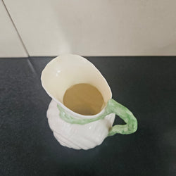 Belleek Nautilus Cream Jug | Antique & Vintage | Moonee Ponds Antiques | Australia Wide Delivery