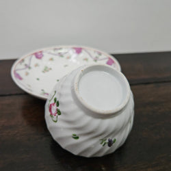 Lowescroft Hand Painted 18th Century Tea Bowl & Saucer | Antique & Vintage | Moonee Ponds Antiques | Australia Wide Delivery