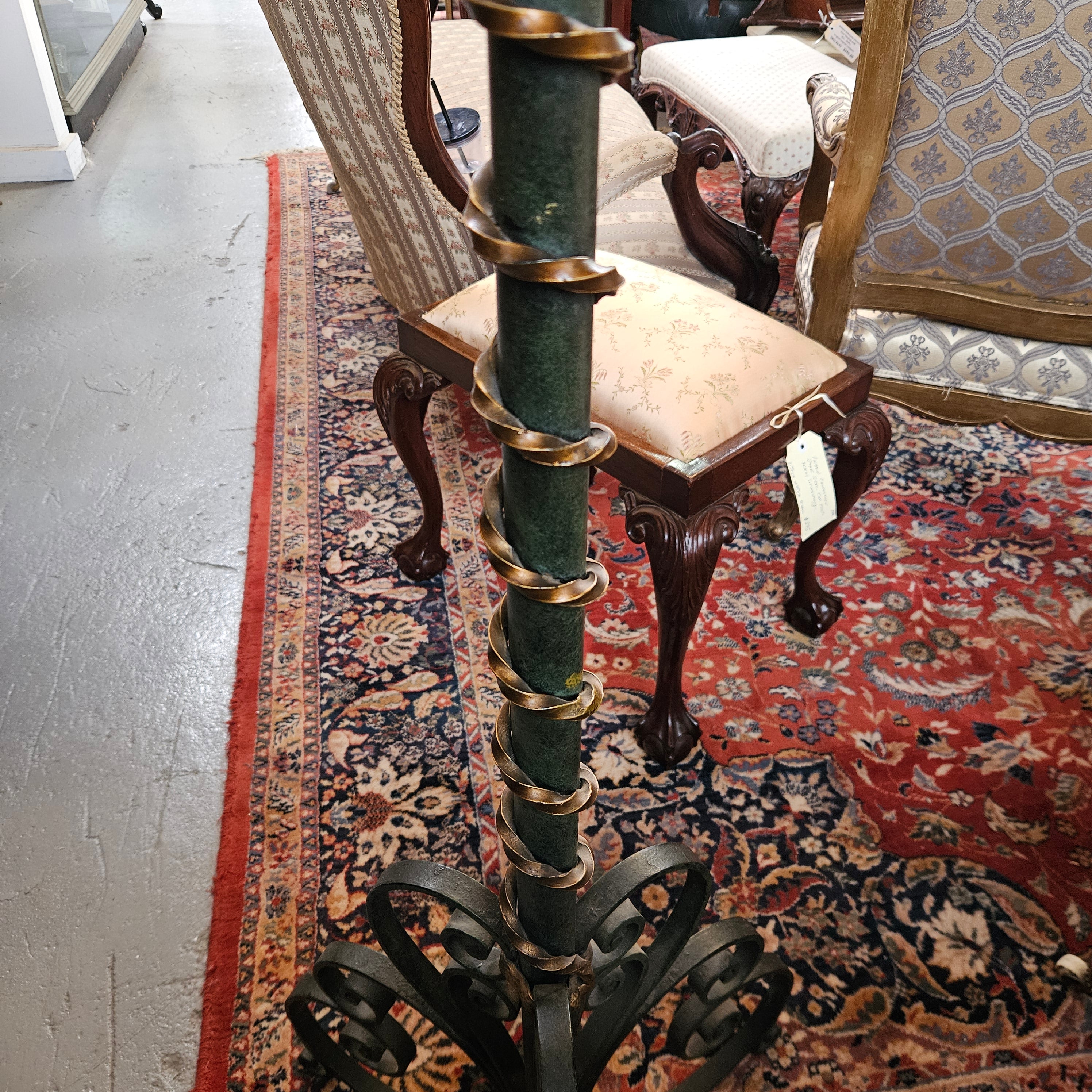 Eccentric French Wrough Iron Floor Lamp | Antique & Vintage | Moonee Ponds Antiques | Australia Wide