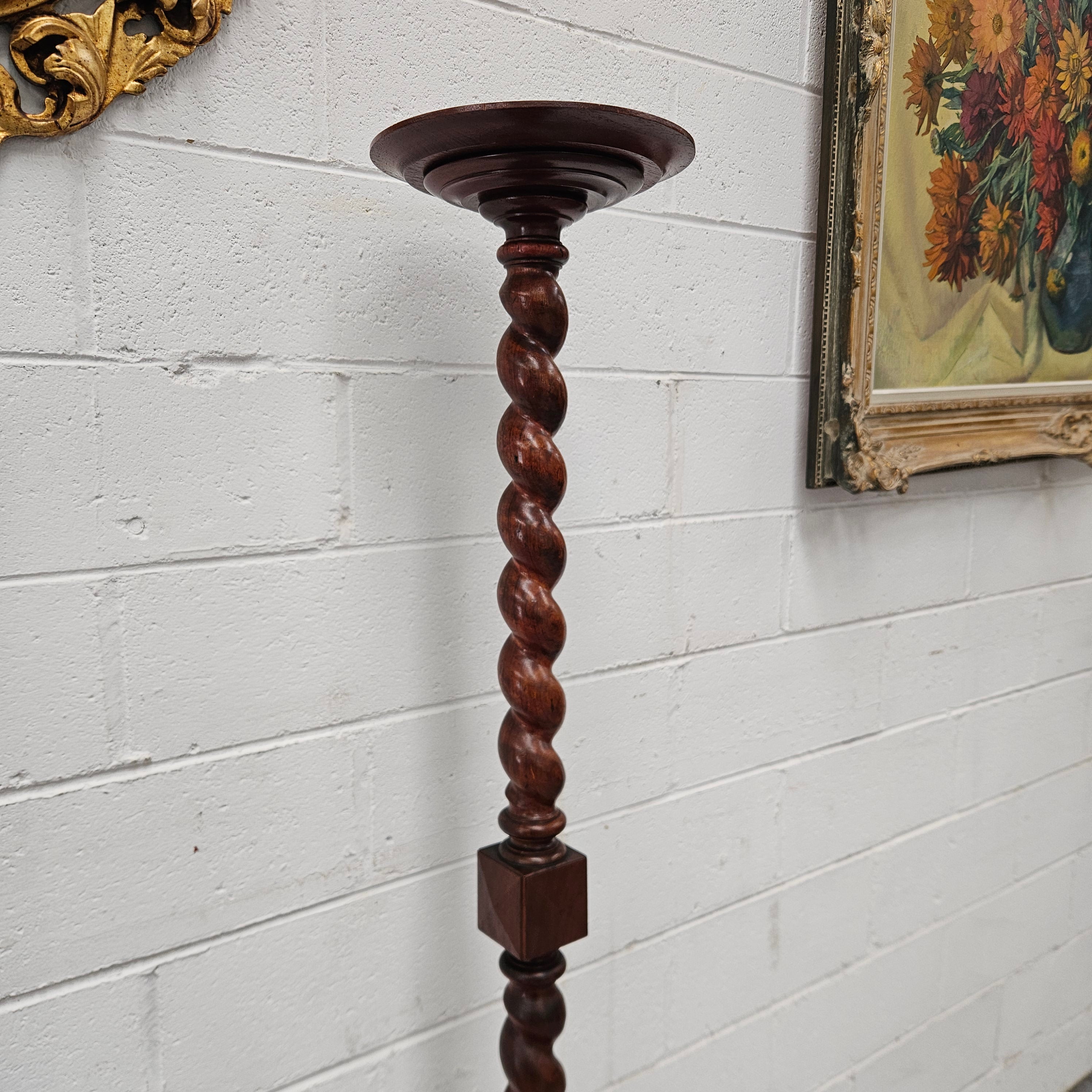 Antique English Torchere / Tall Pedestal | Antique & Vintage | Moonee Ponds Antiques | Australia Wide
