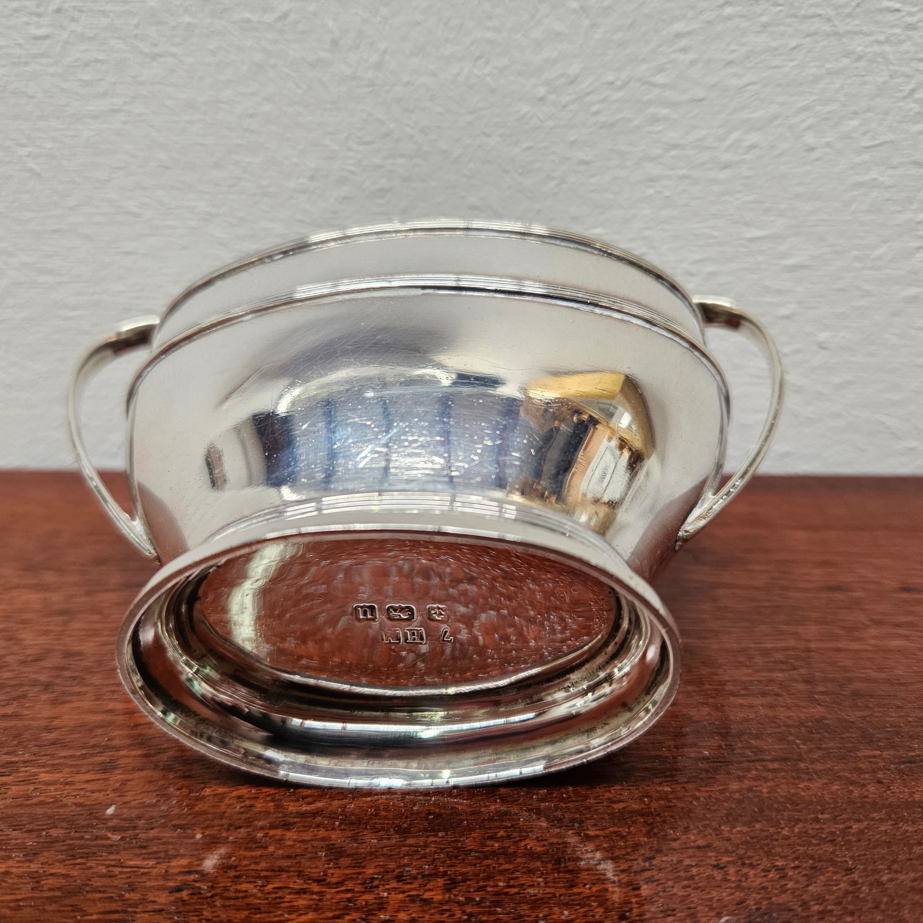 Art Deco Sterling Silver Birmingham Sugar & Creamer Set
