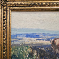Oil on board by John Banks 'Ploughing the Fields' | Antique & Vintage | Moonee Ponds Antiques | Australia Wide Delivery