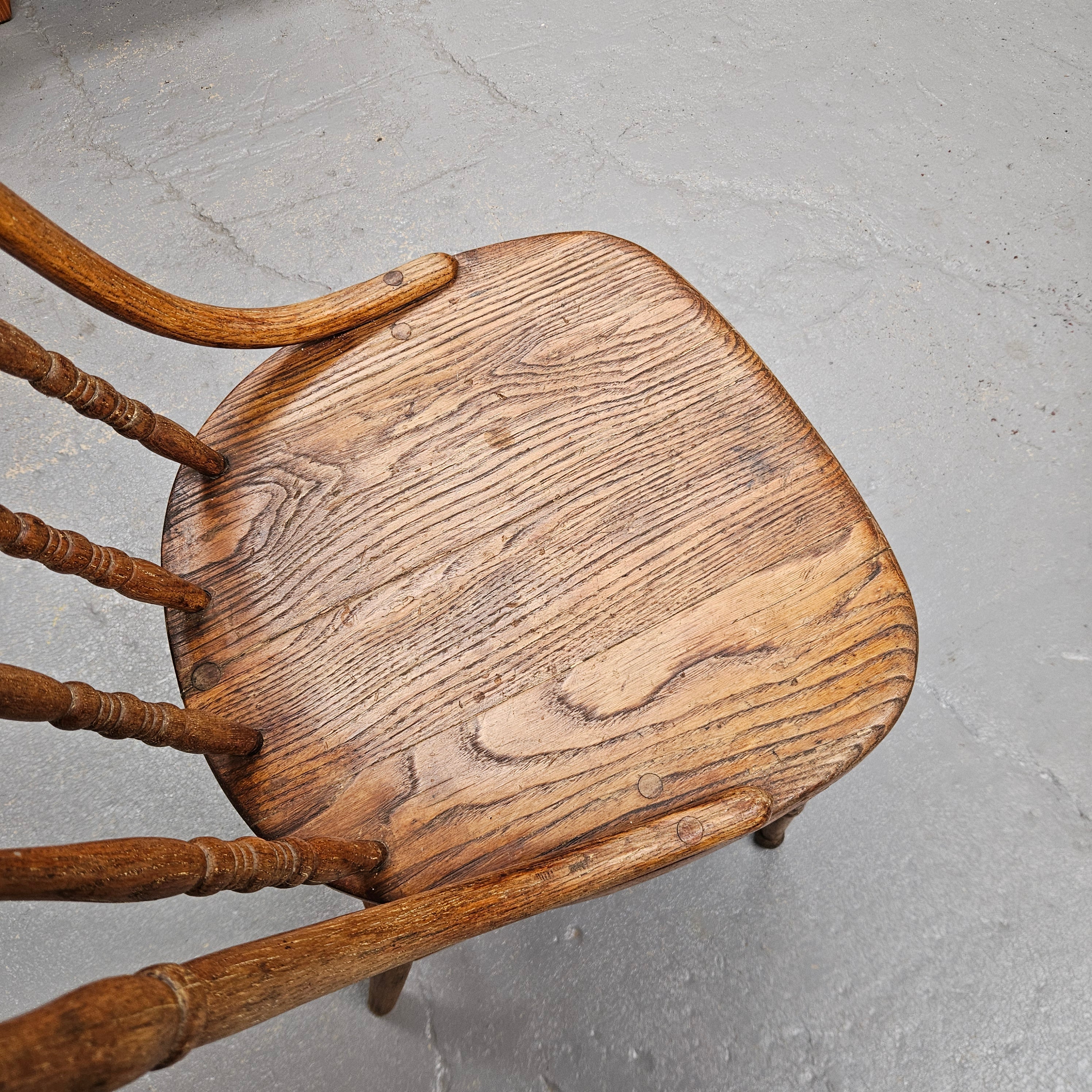 Vintage Oak Spindle Back Chair | Antique & Vintage | Moonee Ponds Antiques | Australia Wide Delivery