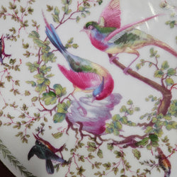 Vintage Victoria Austria Plate Featuring Birds