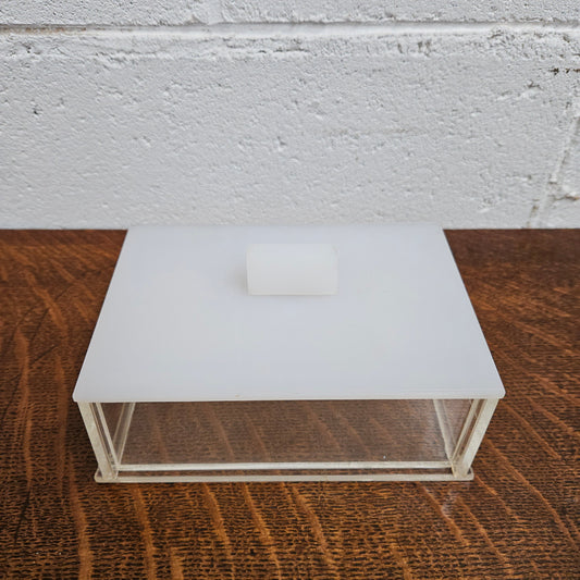 Art Deco Lucite Jewellery/Storage Box