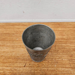 Antique Swiss Pewter Decorated Wine Cup | Antique & Vintage | Moonee Ponds Antiques | Australia Wide Delivery