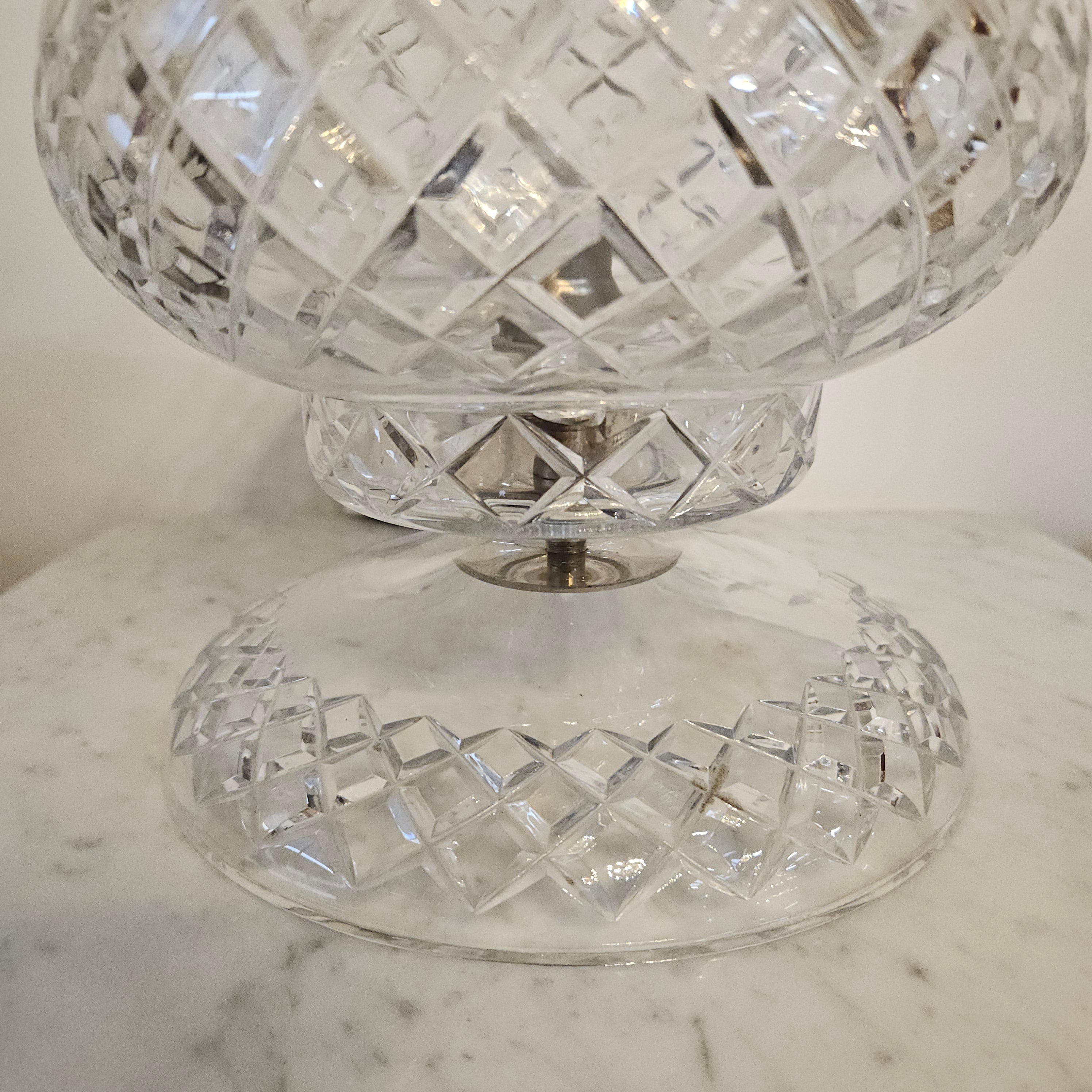 Vintage Art Deco Bohemian Crystal Bedside Lamp | Antique & Vintage | Moonee Ponds Antiques | Australia Wide Delivery