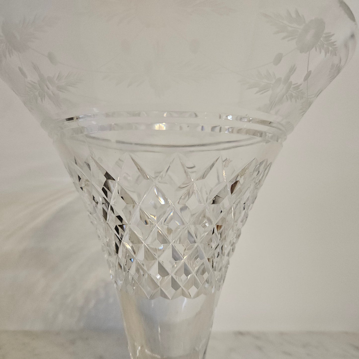 Antique Stuart Crystal Vase