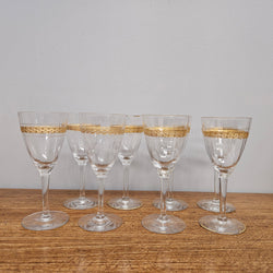 Vintage Set Of 8 Sherry Glasses | Antique & Vintage | Moonee Ponds Antiques | Australia Wide Delivery