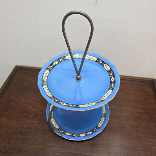 Art Deco Two Tier Dessert Stand