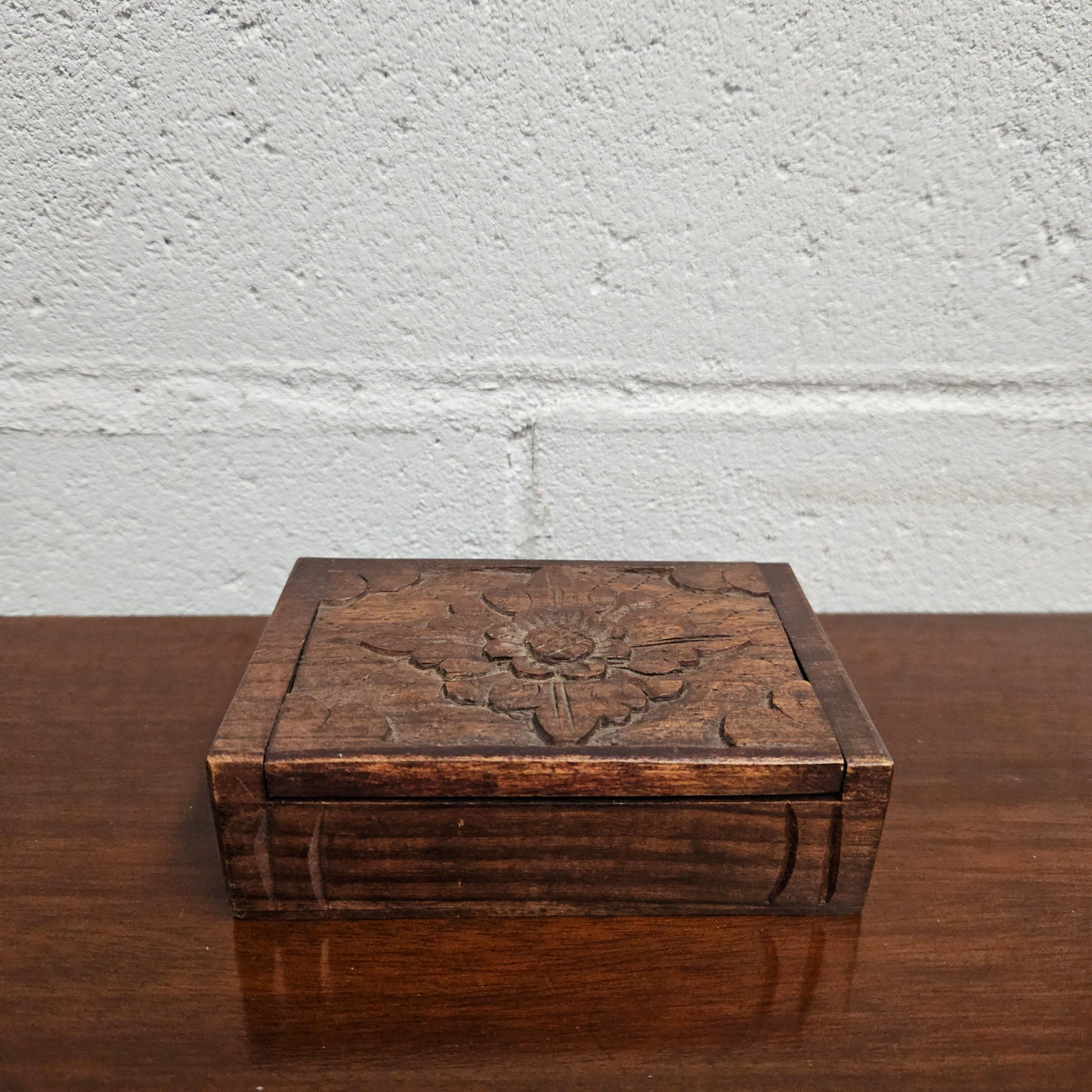 Vintage Hand Carved Box