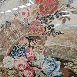 Victorian Tapestry in Glass and Gilt Wooden Frame | Antique & Vintage | Moonee Ponds Antiques | Australia Wide