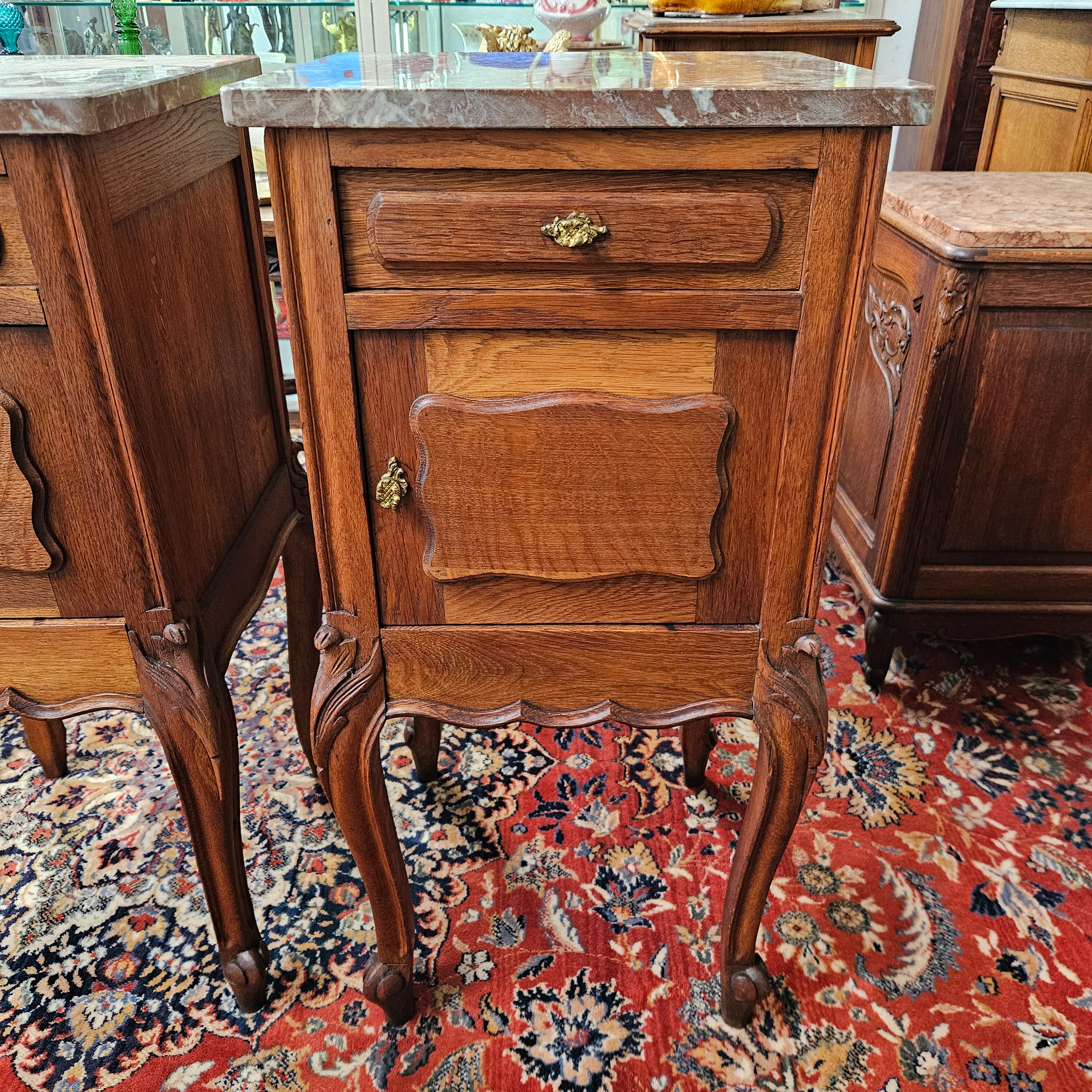 Pair of Louis XV Style Bedside Tables | Antique & Vintage | Moonee Ponds Antiques | Australia Wide