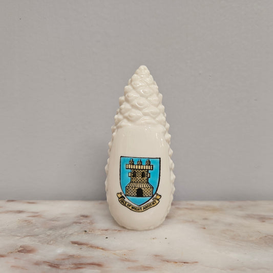 W.H.Goss Crested China Pinecone