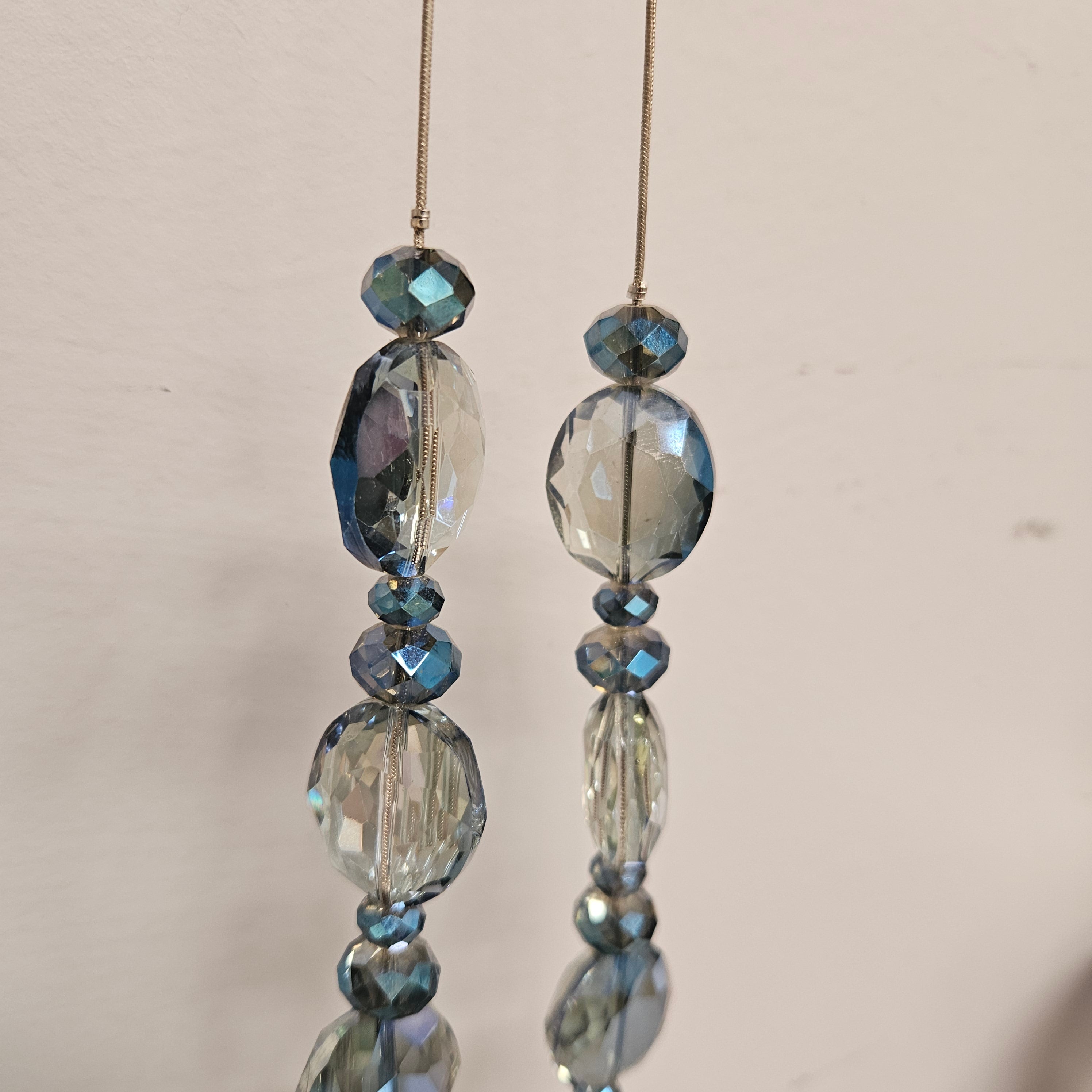 Vintage Blue Cut Crystal Bead Necklace | Antique & Vintage | Moonee Ponds Antiques | Australia Wide Delivery