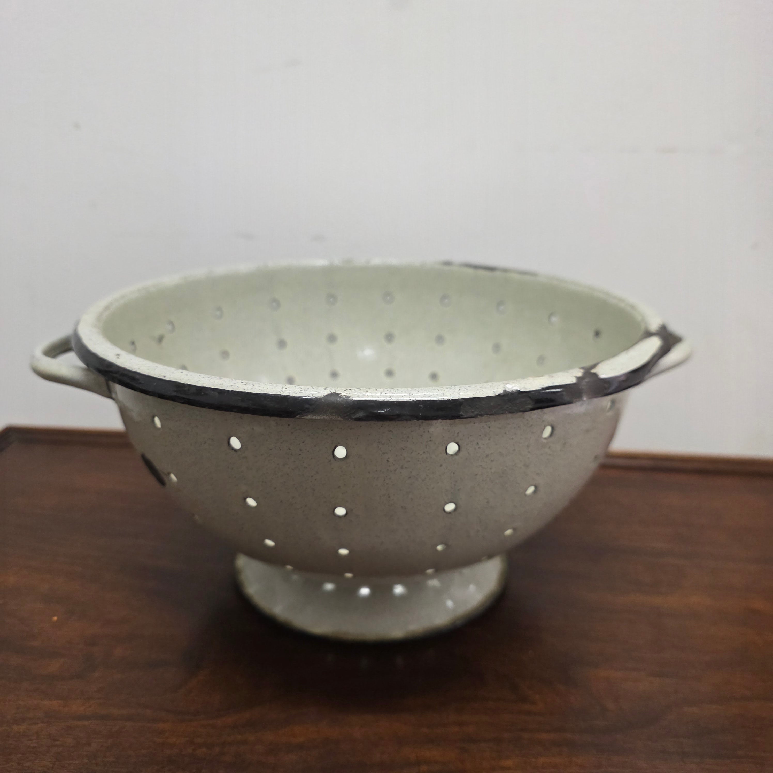 Vintage Enamel Collander