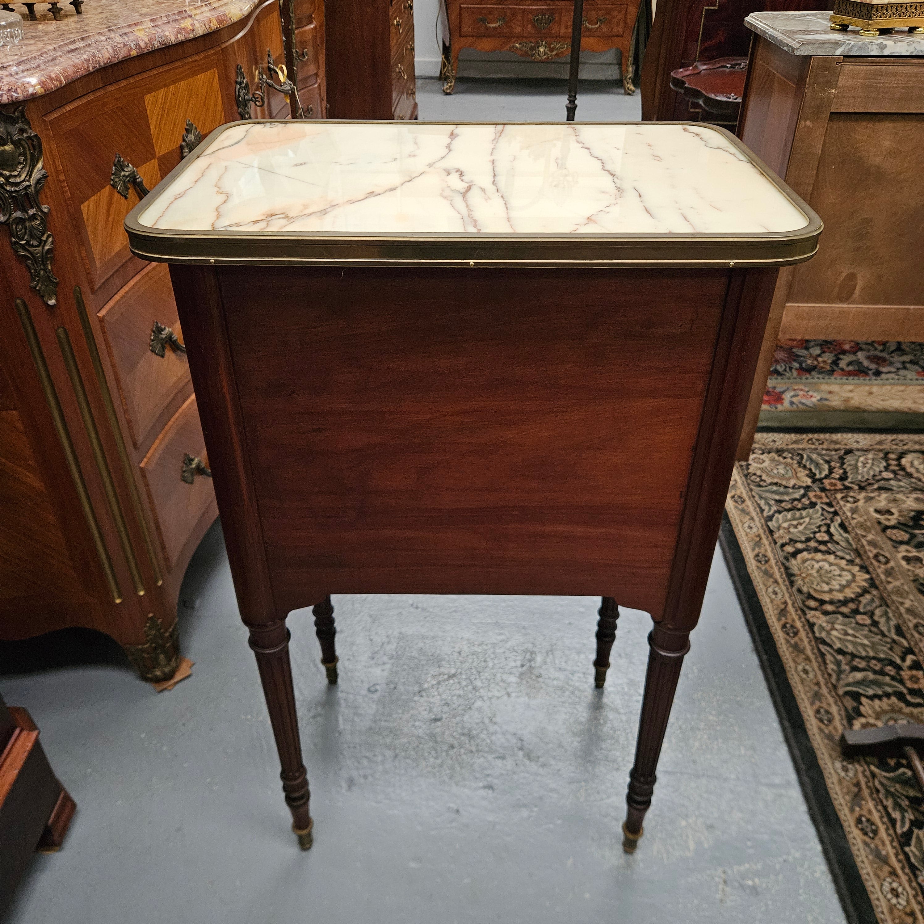 Louis XVIth Style Mahogancy Side Cabinet/Bedside | Antique & Vintage | Moonee Ponds Antiques | Australia Wide Delivery