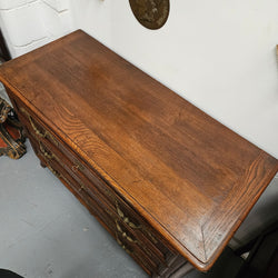 Louis XVth Style Oak Chest of Drawers Moonee Ponds Antiques