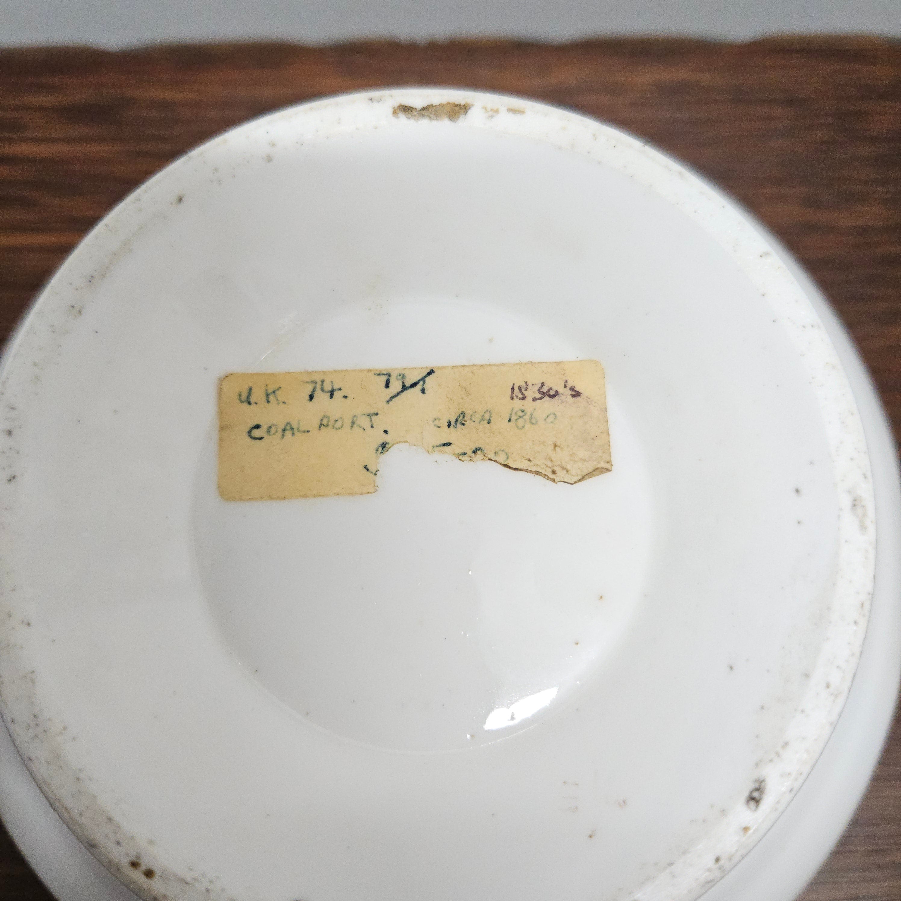 Pretty Early Victorian Hand Painted Bristol Bowl | Antique & Vintage | Moonee Ponds Antiques | Australia Wide Delivery