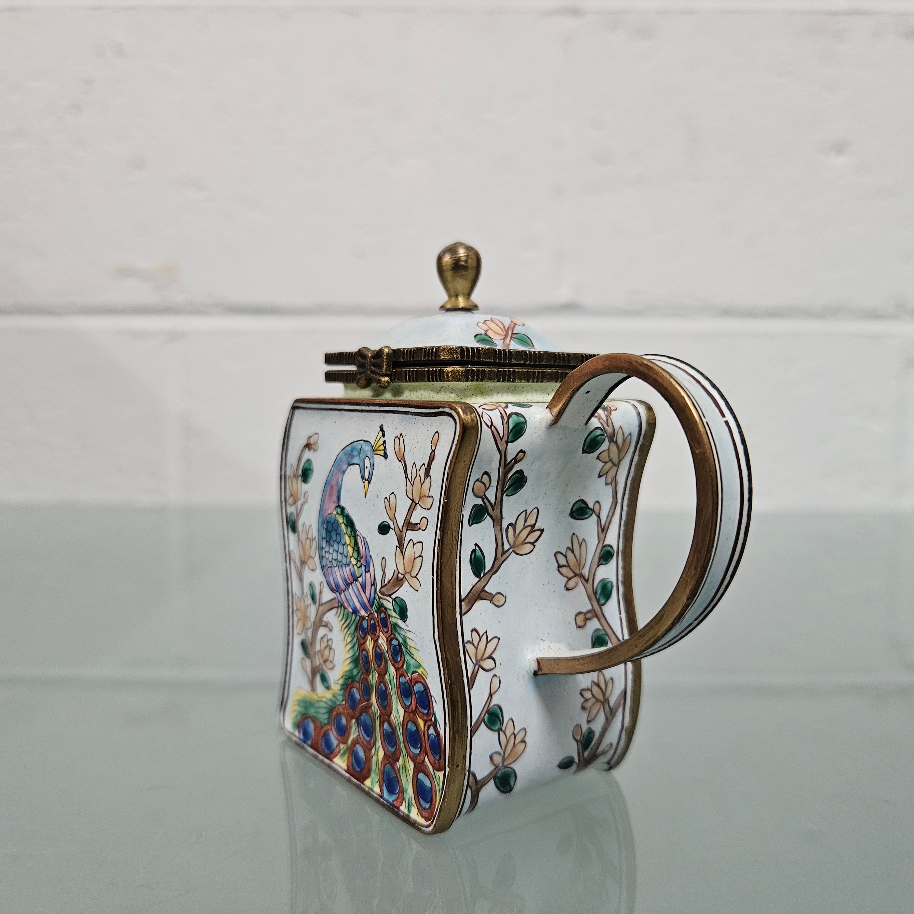 Chinese Enamel & Metal Teapot | Antique & Vintage | Moonee Ponds Antiques | Australia Wide Delivery